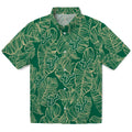 South Florida Bulls Hawaiian Shirt - Leaf Outline | Hula Hawaiian Shirts