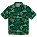 South Florida Bulls Hawaiian Shirt - Palm And Clouds | Hula Hawaiian Shirts