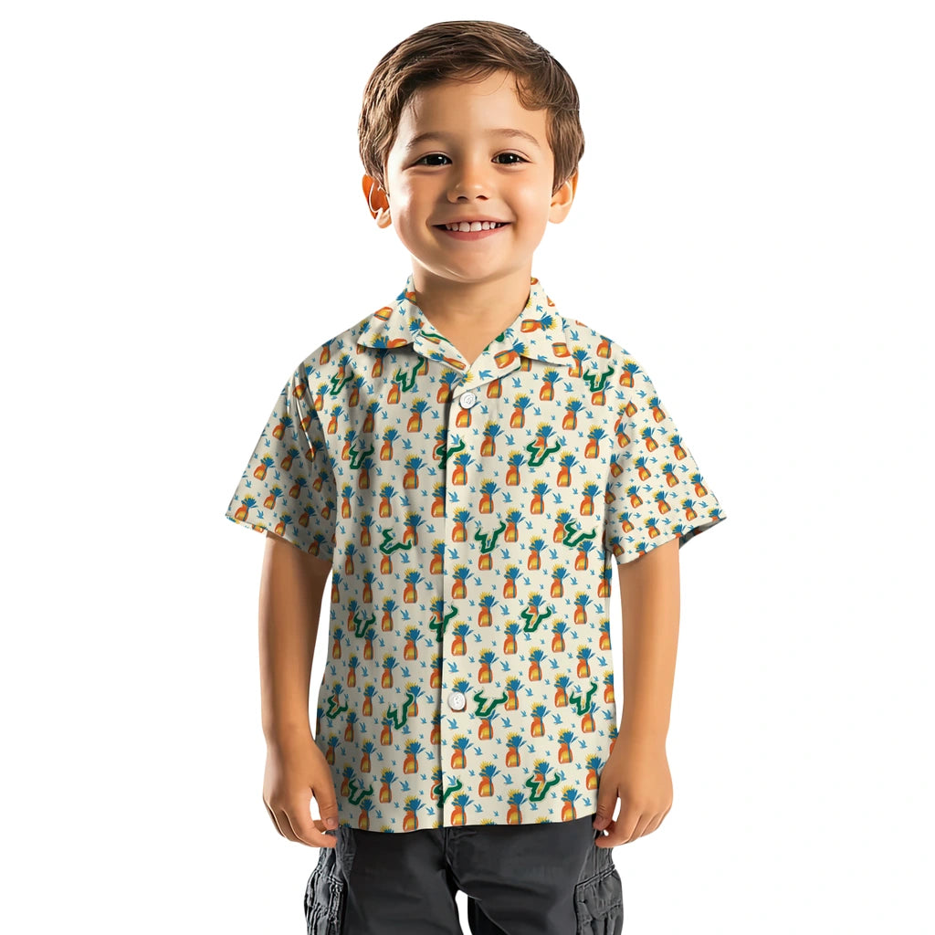 South Florida Bulls Hawaiian Shirt - Pineapple Delight | Hula Hawaiian Shirts