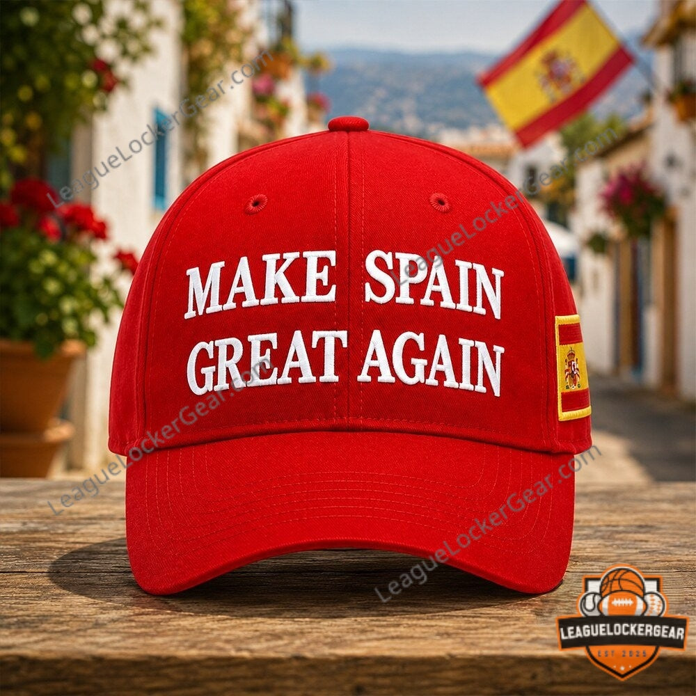 Ferran Torres Make Spain Great Again Baseball Cap - LeagueLockerGear