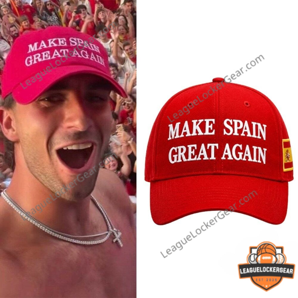 Ferran Torres Make Spain Great Again Baseball Cap - LeagueLockerGear