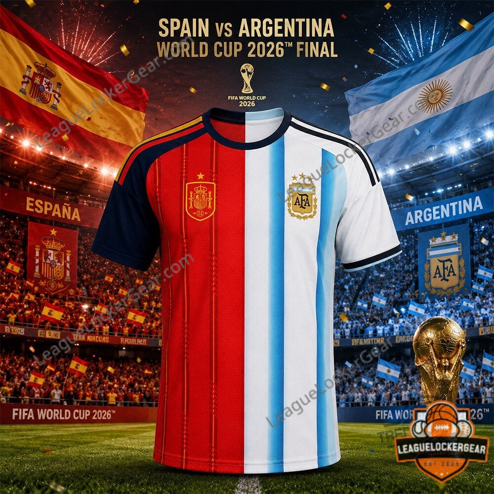 Spain vs Argentina FIFA World Cup 2026 Final Jersey - LeagueLockerGear