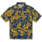 St. Louis Blues Hawaiian Shirt - Monstera Layer | Hula Hawaiian Shirts