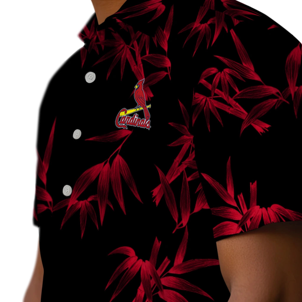 St. Louis Cardinals Hawaiian Shirt - Bamboo Branches | Hula Hawaiian Shirts