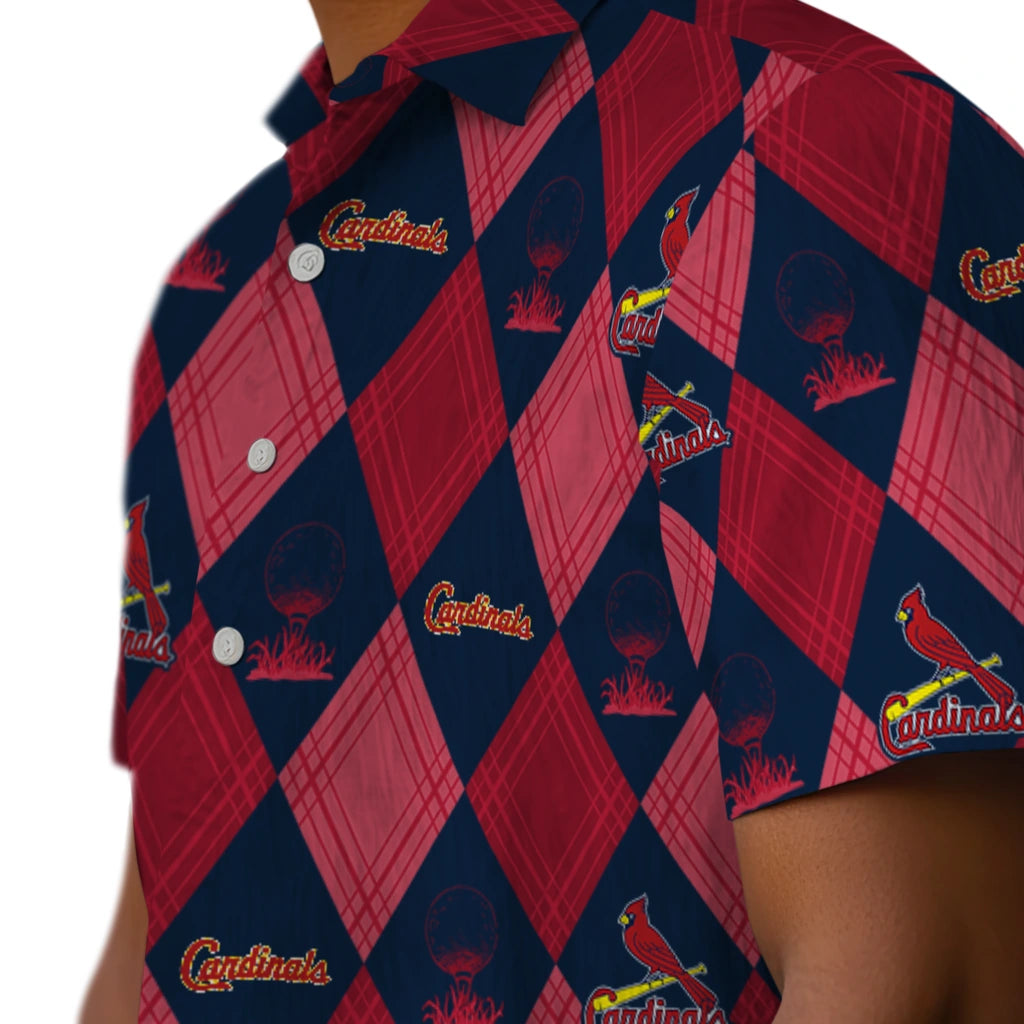 St. Louis Cardinals Hawaiian Shirt - Golfing Plaid | Hula Hawaiian Shirts