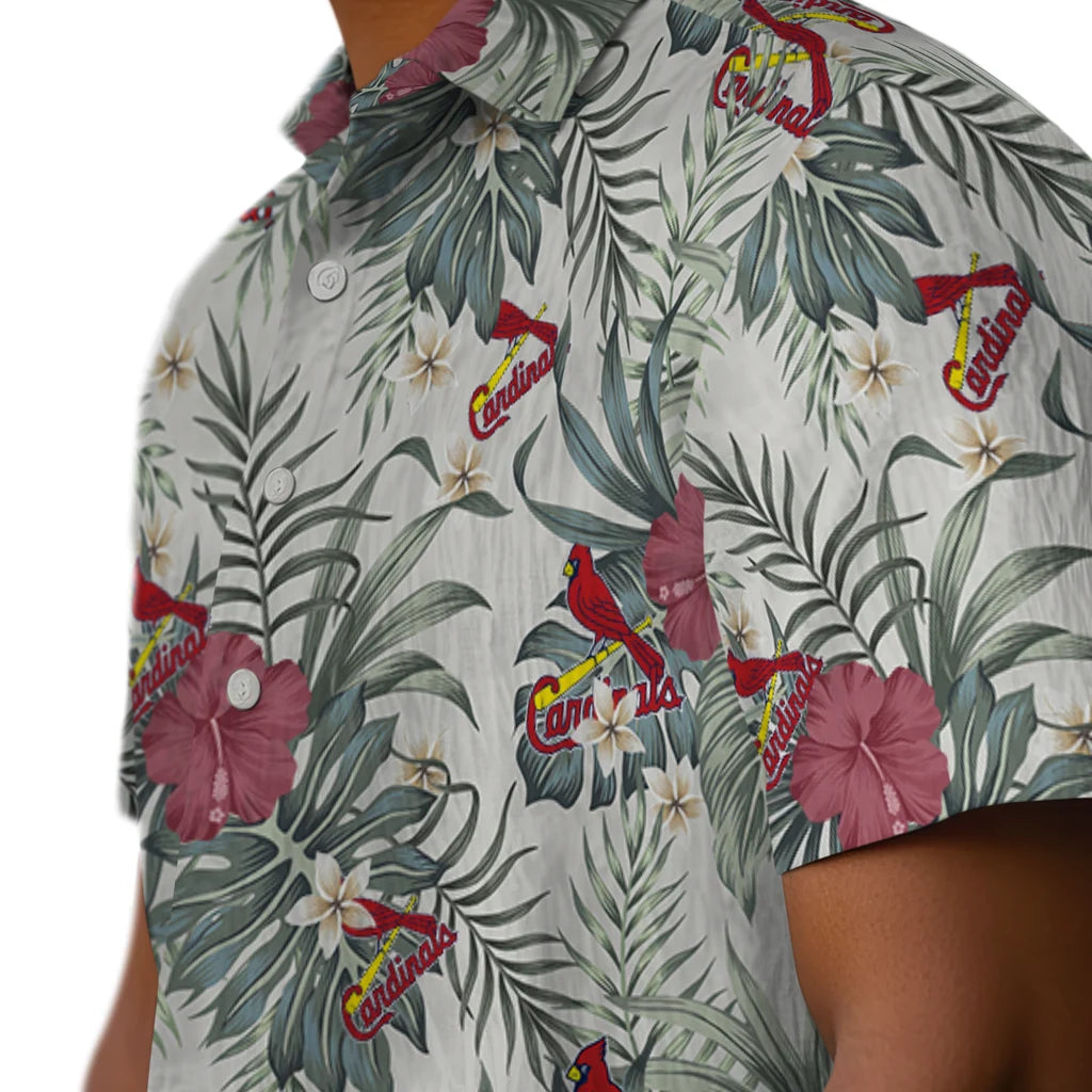 St. Louis Cardinals Hawaiian Shirt - Hibiscus Designs | Hula Hawaiian Shirts
