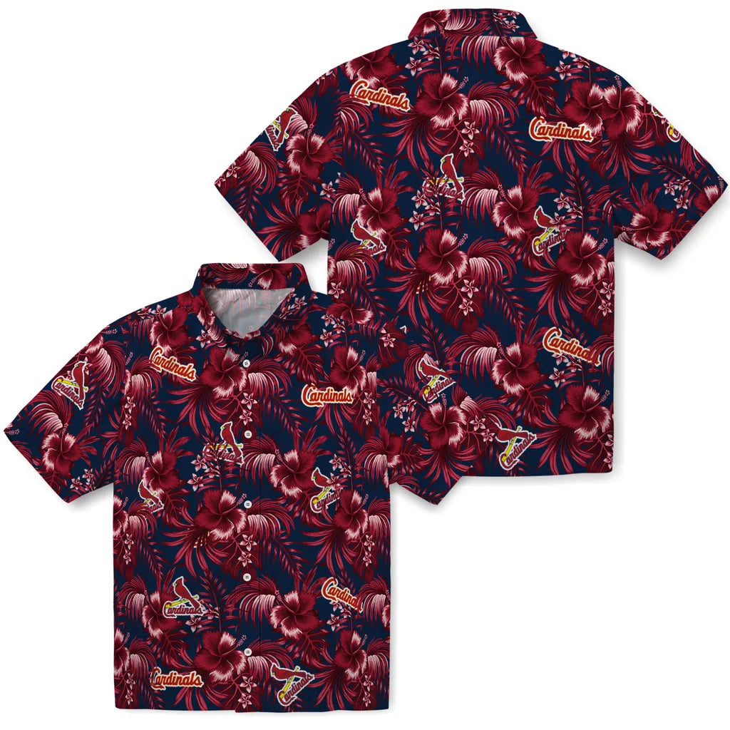 St. Louis Cardinals Hawaiian Shirt - Hibiscus Exotic | Hula Hawaiian Shirts