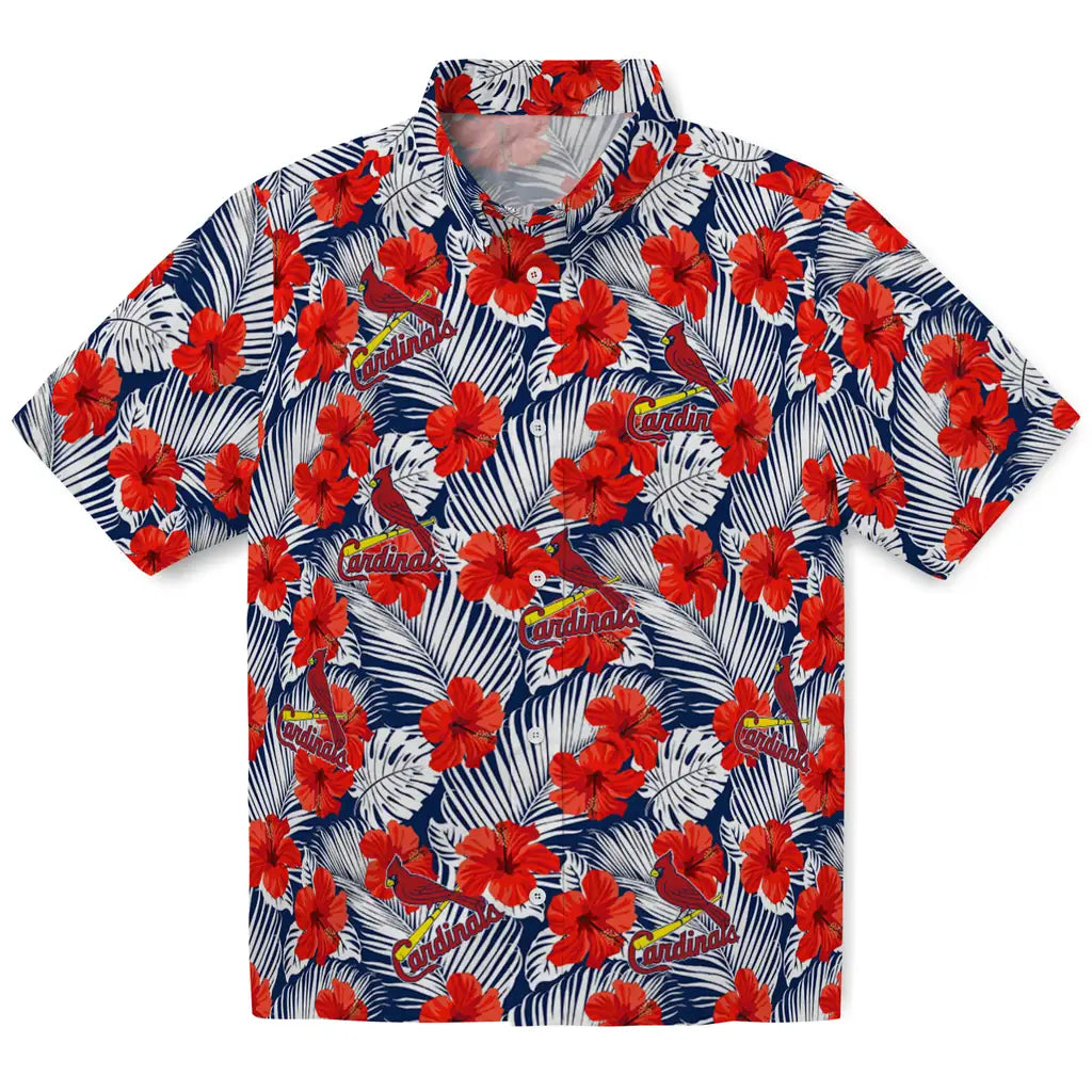 St. Louis Cardinals Hawaiian Shirt - Hibiscus Fiesta | Hula Hawaiian Shirts