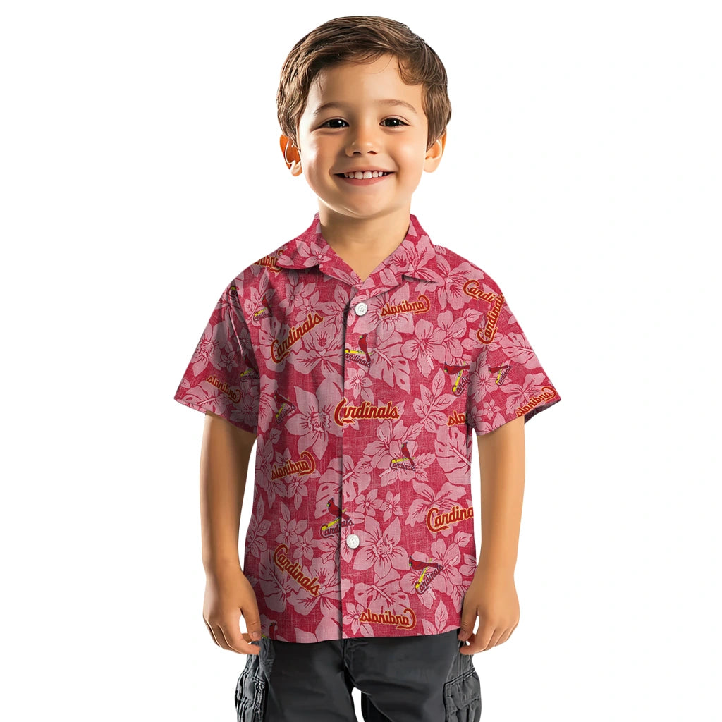 St. Louis Cardinals Hawaiian Shirt - Hibiscus Oasis | Hula Hawaiian Shirts