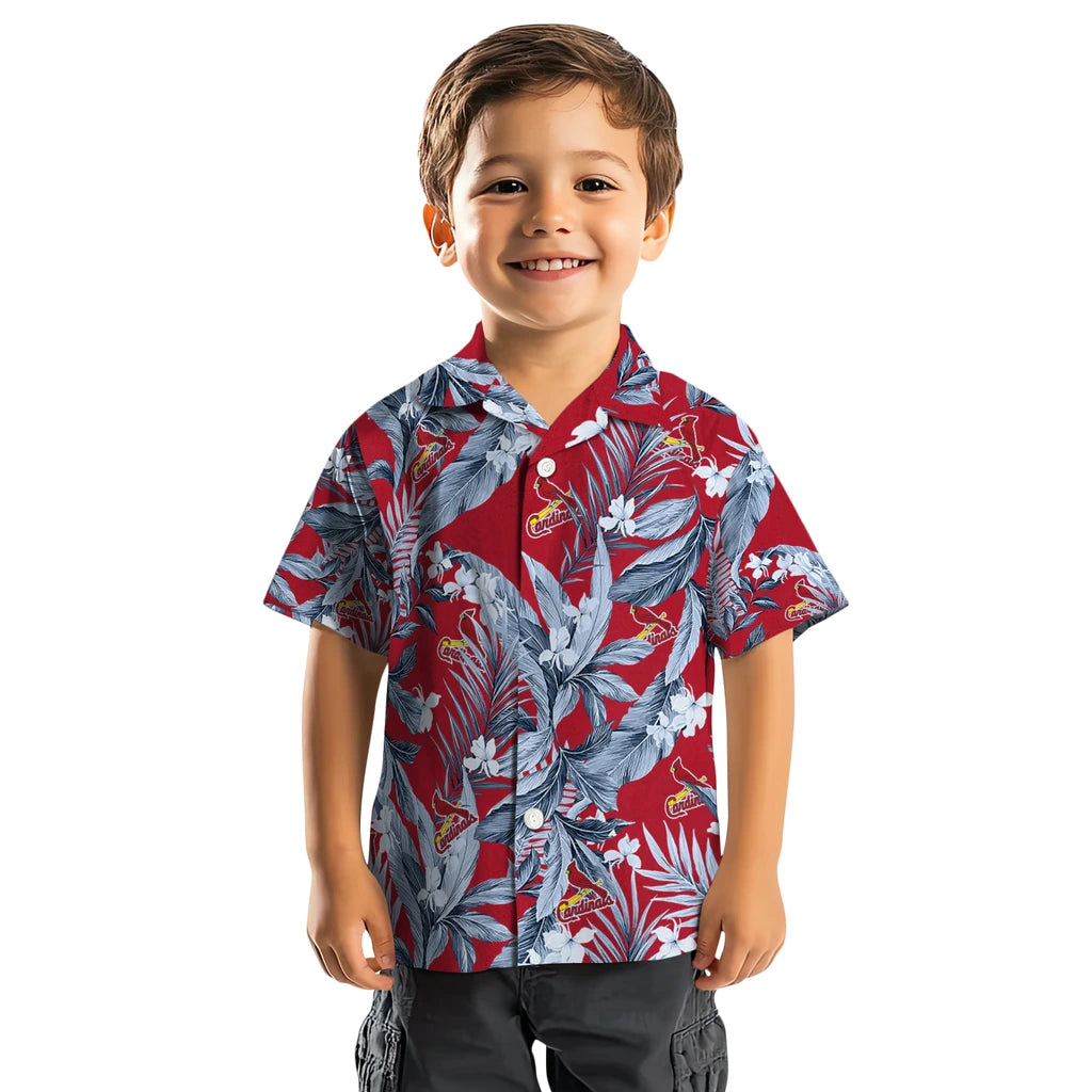 St. Louis Cardinals Hawaiian Shirt - Palm Leaves | Hula Hawaiian Shirts