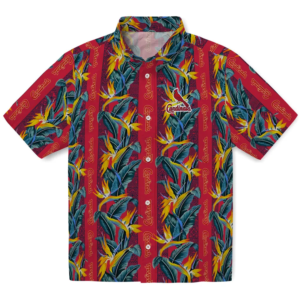 St. Louis Cardinals Hawaiian Shirt - Paradise Vines | Hula Hawaiian Shirts
