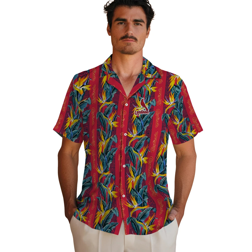 St. Louis Cardinals Hawaiian Shirt - Paradise Vines | Hula Hawaiian Shirts