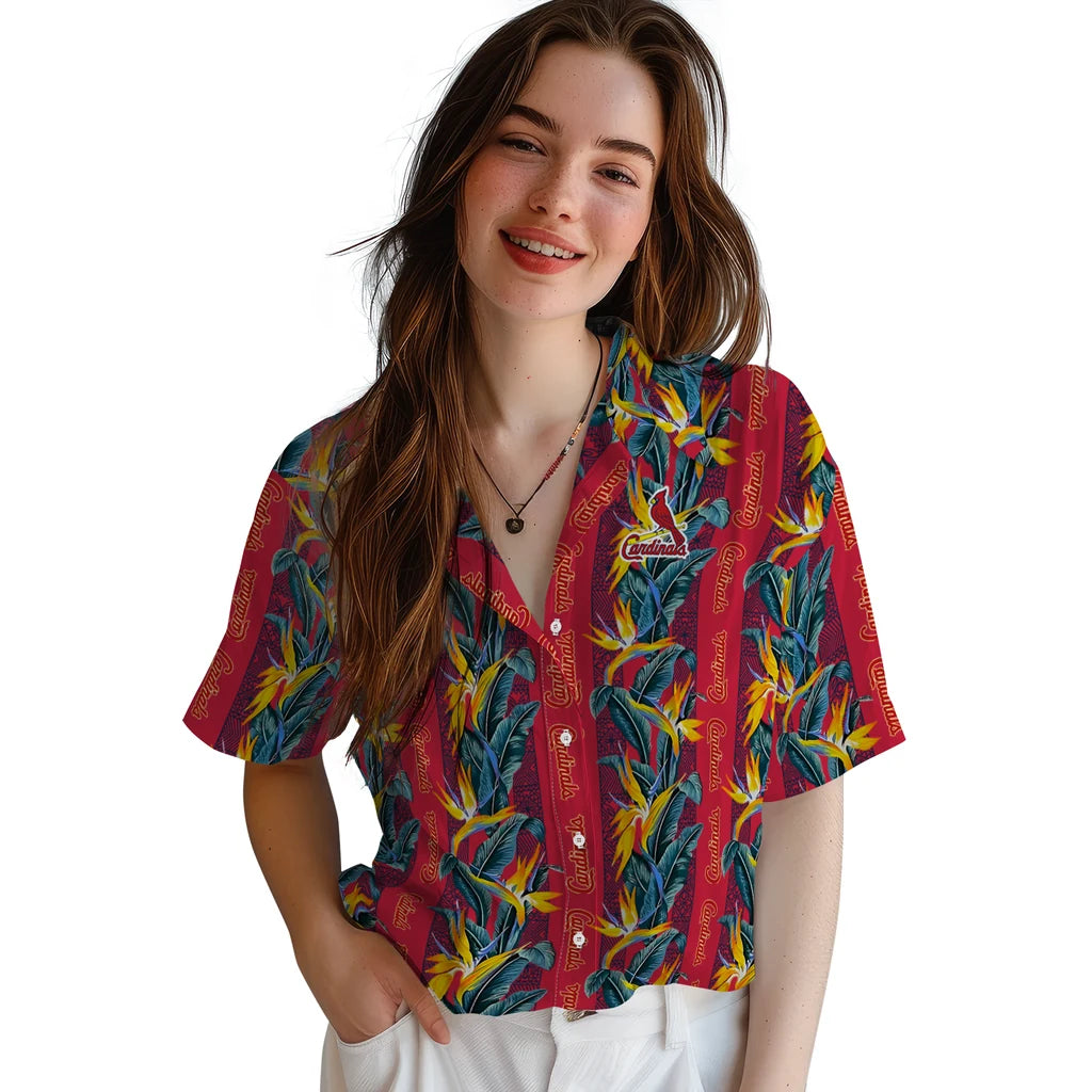 St. Louis Cardinals Hawaiian Shirt - Paradise Vines | Hula Hawaiian Shirts