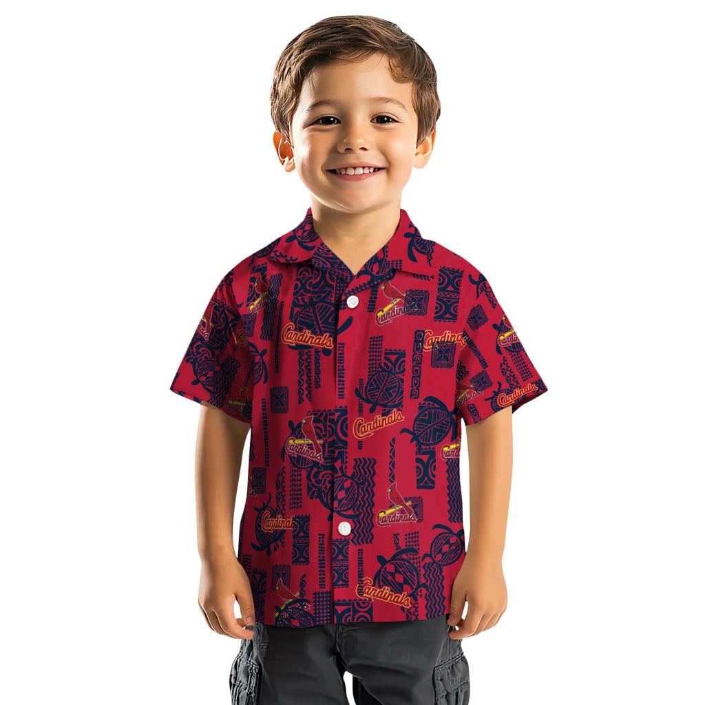 St. Louis Cardinals Hawaiian Shirt - Turtle Lines | Hula Hawaiian Shirts