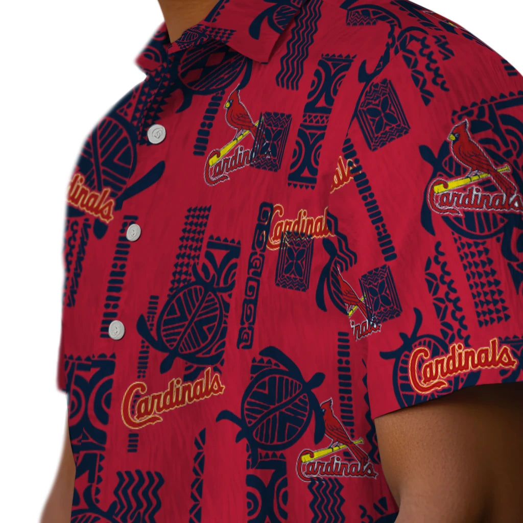 St. Louis Cardinals Hawaiian Shirt - Turtle Lines | Hula Hawaiian Shirts