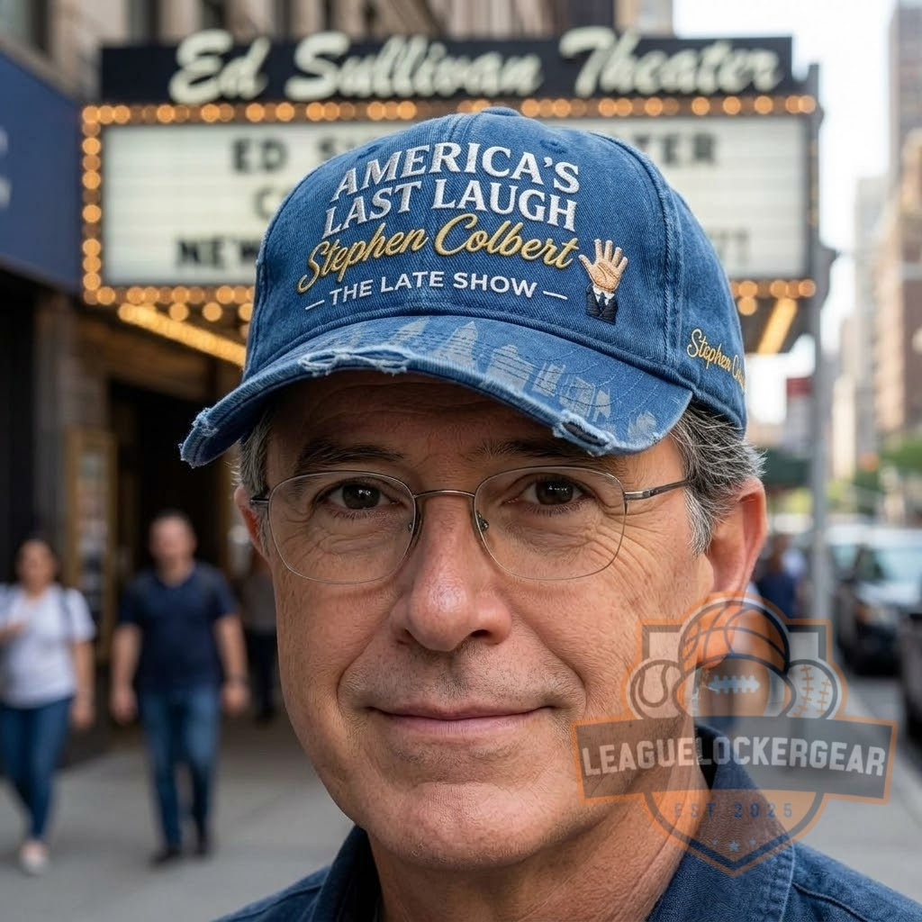 Stephen Colbert The Late Show America's Last Laugh Baseball Cap - LeagueLockerGear