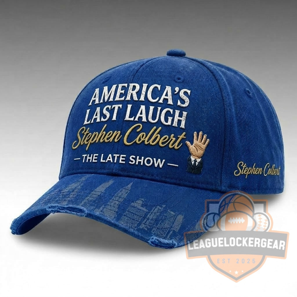 Stephen Colbert The Late Show America's Last Laugh Baseball Cap - LeagueLockerGear