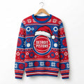 Detroit Pistons Ugly Christmas Sweater – Piston Power Snowflake Exclusive Holiday Fan Apparel NBA - LeagueLockerGear