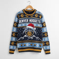 Denver Nuggets Ugly Christmas Sweater – Mile High City Mountain Exclusive Knit Snowflake Fan Gear NBA - LeagueLockerGear