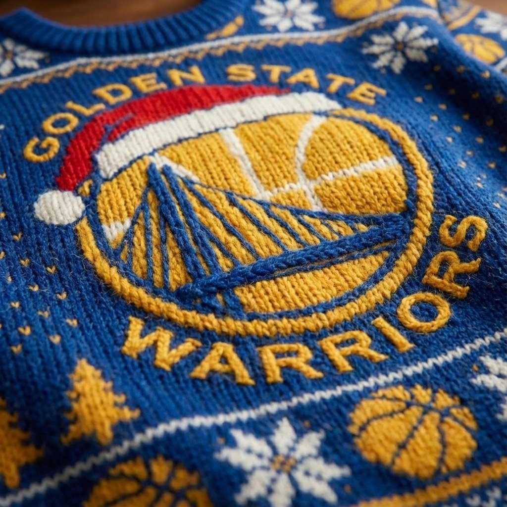 Golden State Warriors Ugly Christmas Sweater – Exclusive NBA Dub Nation Christmas Apparel - LeagueLockerGear