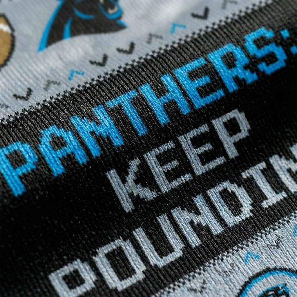 Carolina Panthers Ugly Christmas Sweater – NFL “Keep Pounding” Exclusive Spirit Pullover - LeagueLockerGear