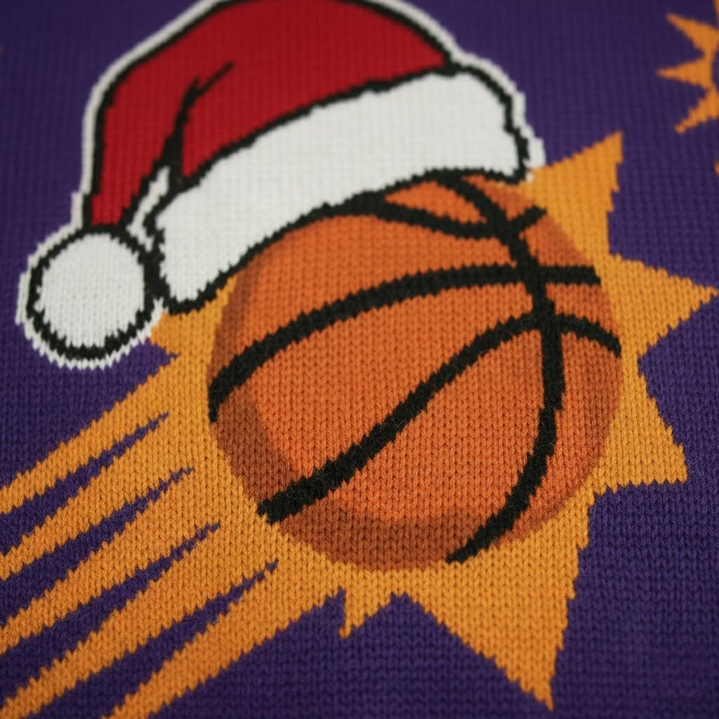 Phoenix Suns Ugly Christmas Sweater – Desert Holiday Cactus Exclusive Knit Christmas NBA - LeagueLockerGear