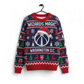 Washington Wizards Ugly Christmas Sweater – NBA Wizards Magic D.C. Holiday Knit Reindeer Fan Apparel - LeagueLockerGear