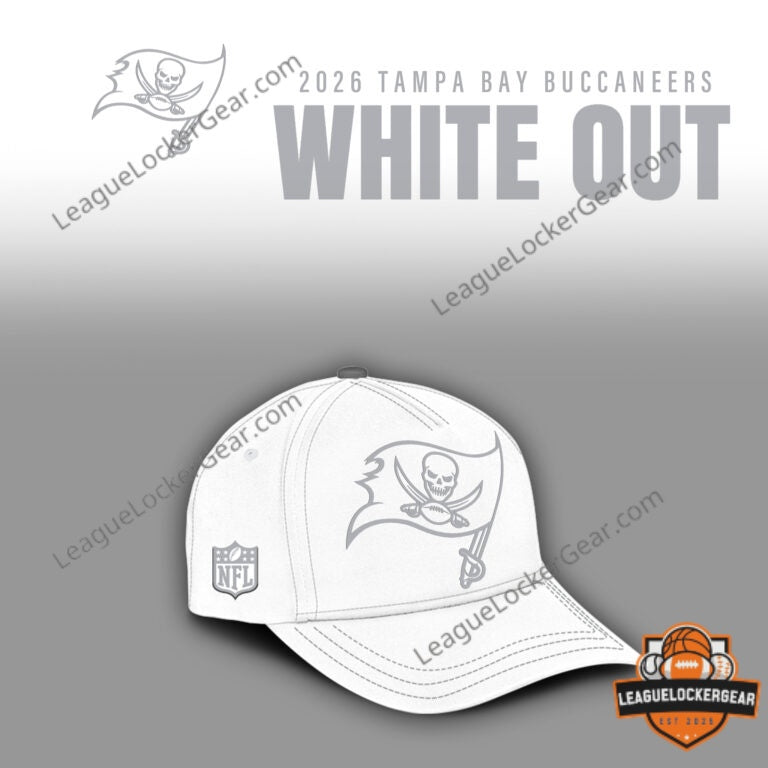 Tampa Bay Buccaneers 2026 White Out Hoodie Sweatpant Set - LeagueLockerGear