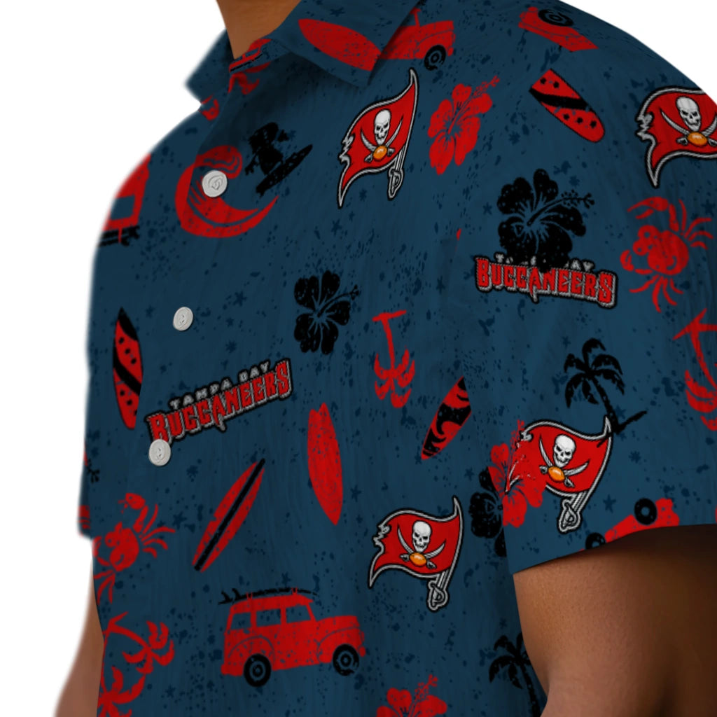 Tampa Bay Buccaneers Hawaiian Shirt - Beach Vibe | Hula Hawaiian Shirts