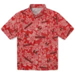Tampa Bay Buccaneers Hawaiian Shirt - Hibiscus Oasis | Hula Hawaiian Shirts