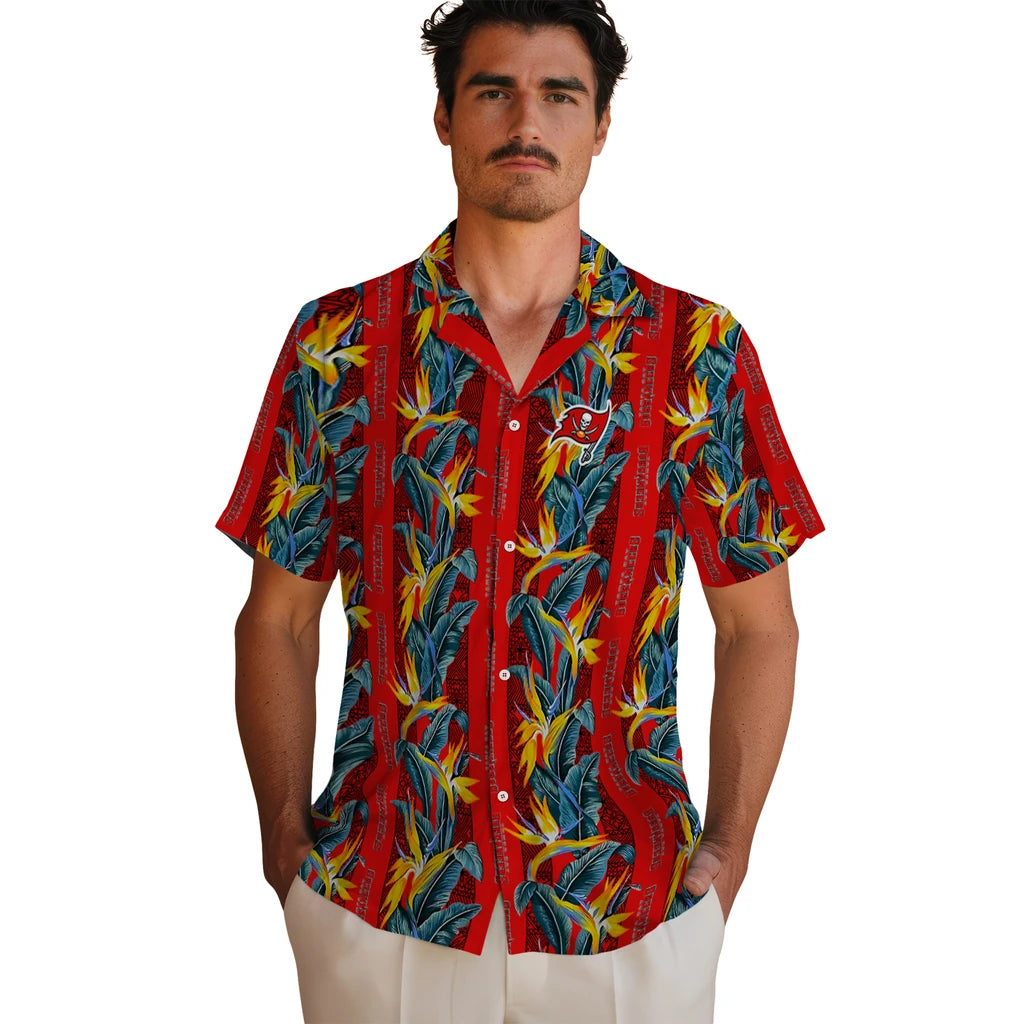 Tampa Bay Buccaneers Hawaiian Shirt - Paradise Vines | Hula Hawaiian Shirts