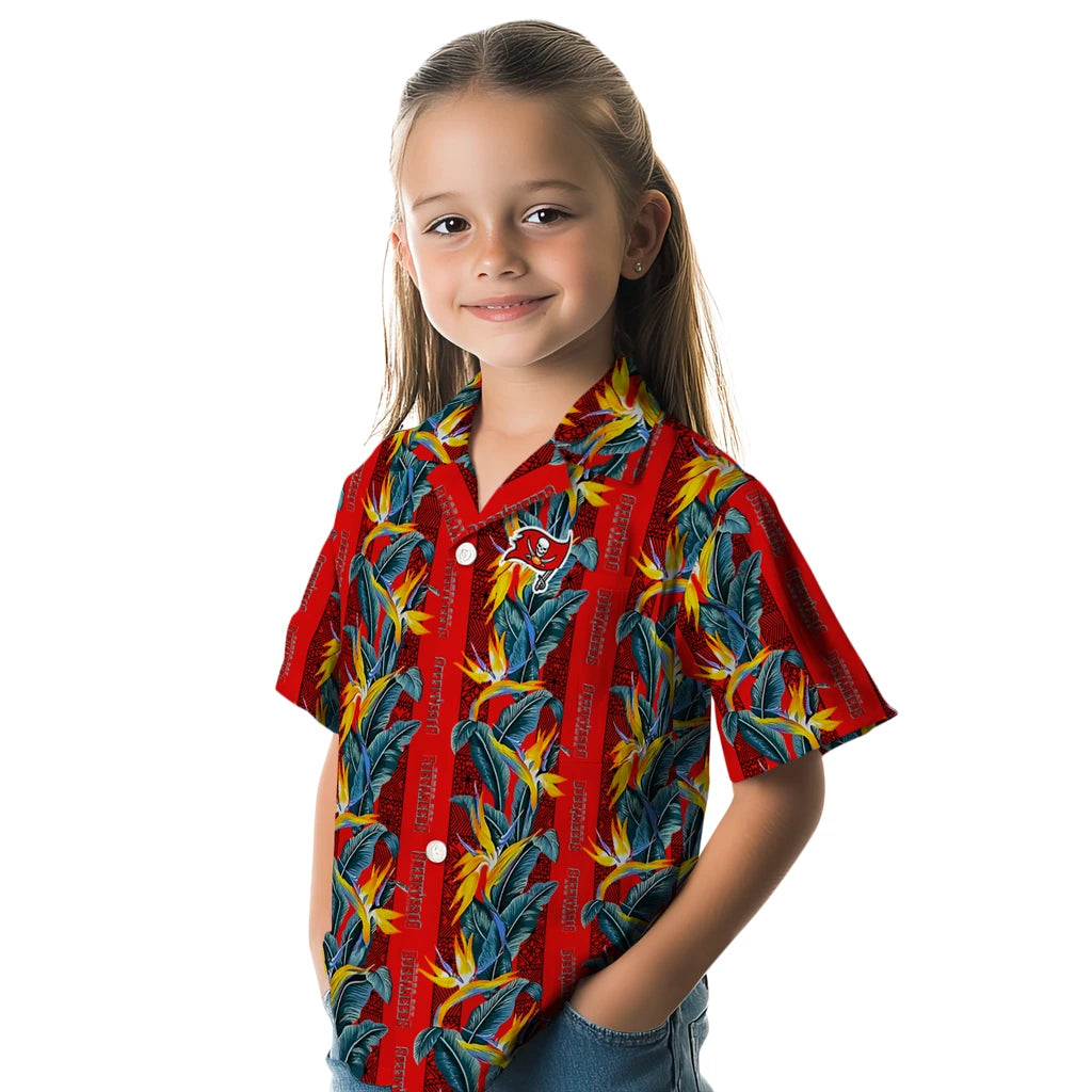 Tampa Bay Buccaneers Hawaiian Shirt - Paradise Vines | Hula Hawaiian Shirts