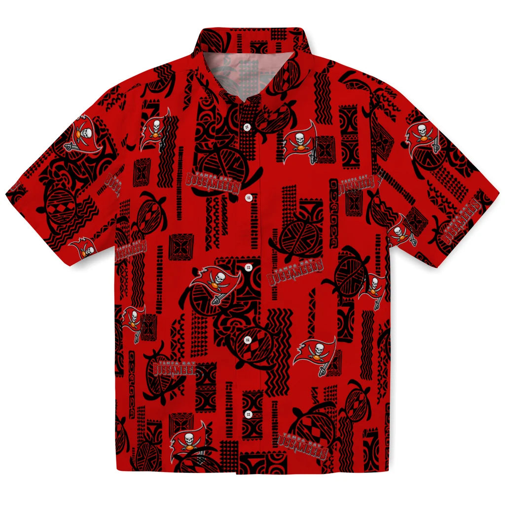 Tampa Bay Buccaneers Hawaiian Shirt - Turtle Lines | Hula Hawaiian Shirts