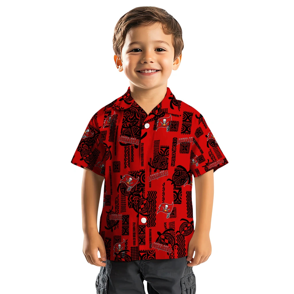 Tampa Bay Buccaneers Hawaiian Shirt - Turtle Lines | Hula Hawaiian Shirts
