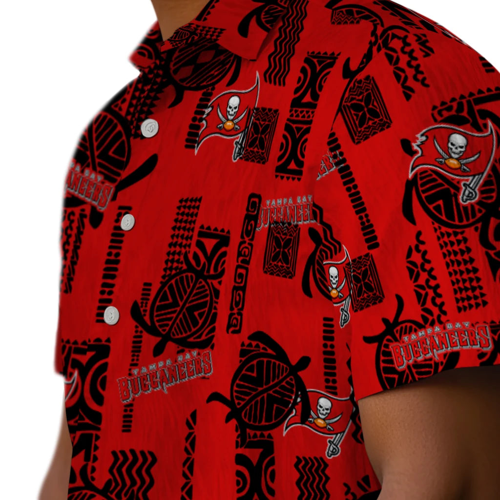 Tampa Bay Buccaneers Hawaiian Shirt - Turtle Lines | Hula Hawaiian Shirts