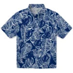 Tampa Bay Lightning Hawaiian Shirt - Leaf Outline | Hula Hawaiian Shirts