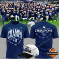 Rays 2026 AL East Champions T-Shirt & Cap