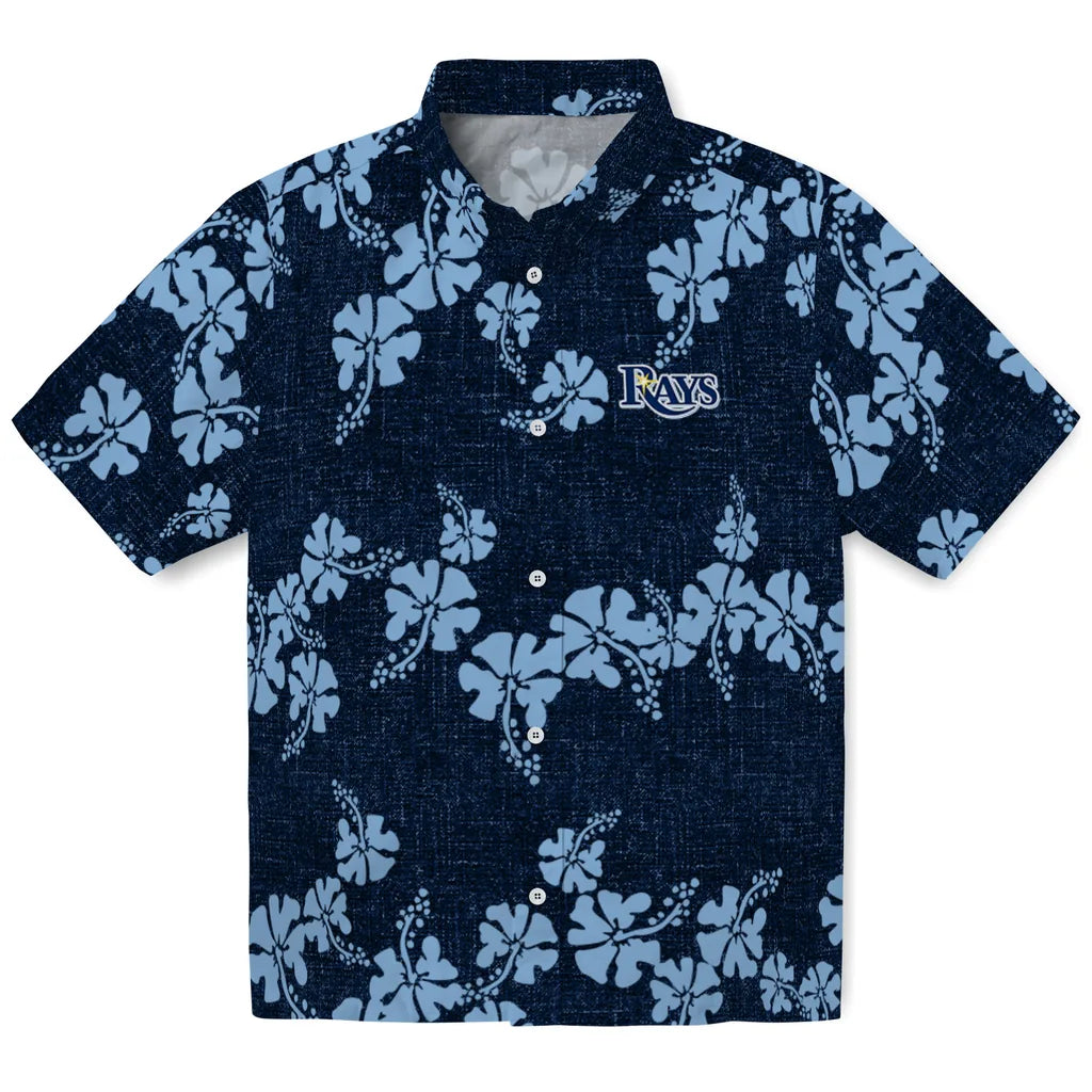 Tampa Bay Rays Hawaiian Shirt - 50th State Flower | Hula Hawaiian Shirts