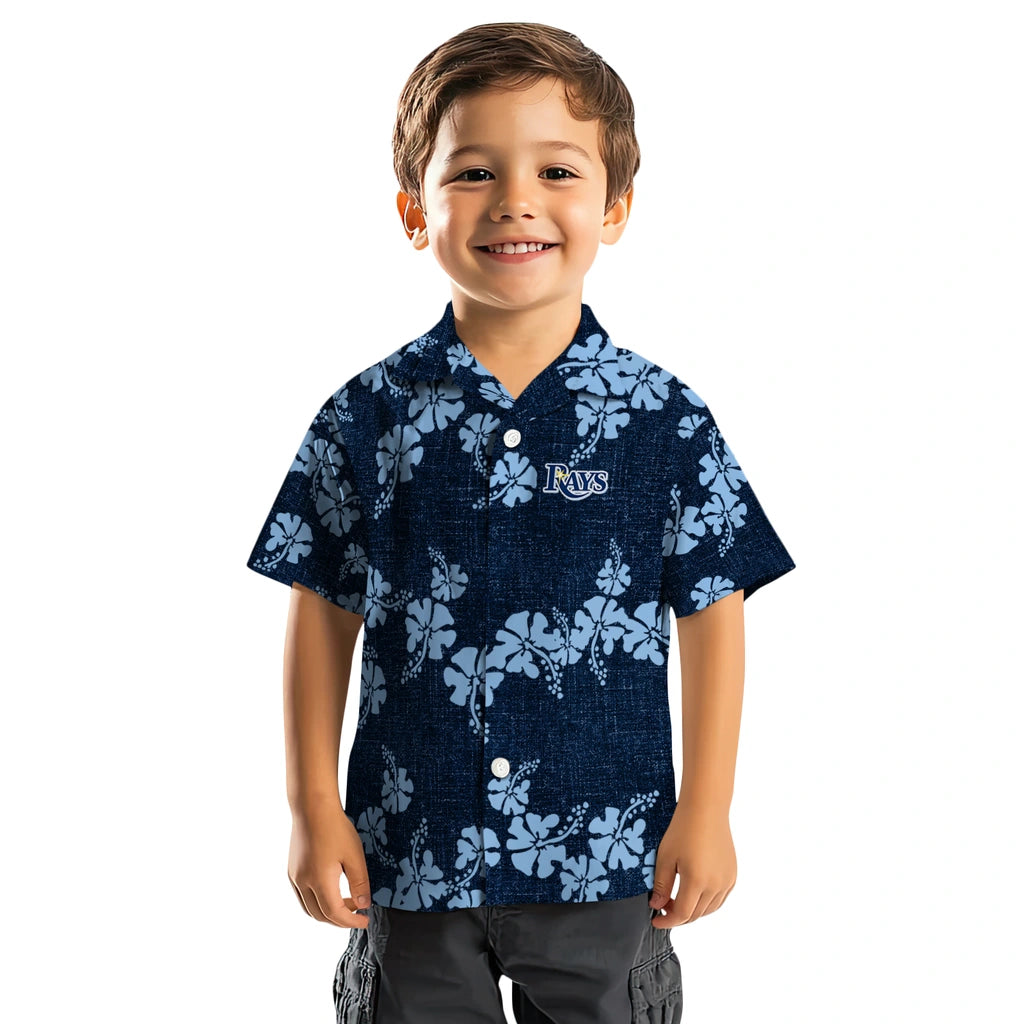 Tampa Bay Rays Hawaiian Shirt - 50th State Flower | Hula Hawaiian Shirts
