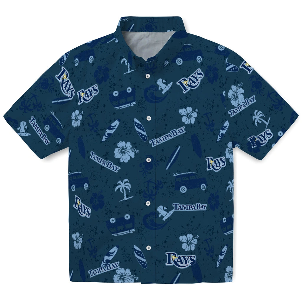 Tampa Bay Rays Hawaiian Shirt - Beach Vibe | Hula Hawaiian Shirts