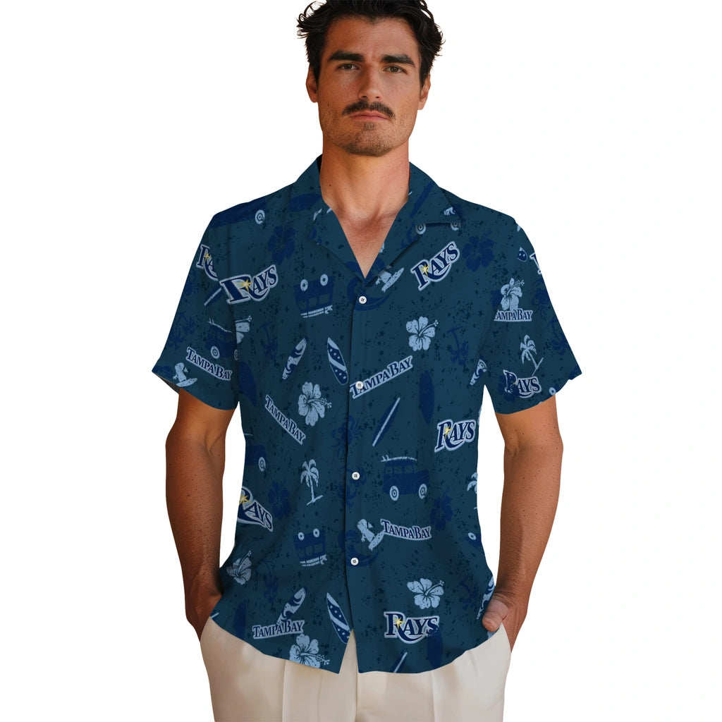 Tampa Bay Rays Hawaiian Shirt - Beach Vibe | Hula Hawaiian Shirts
