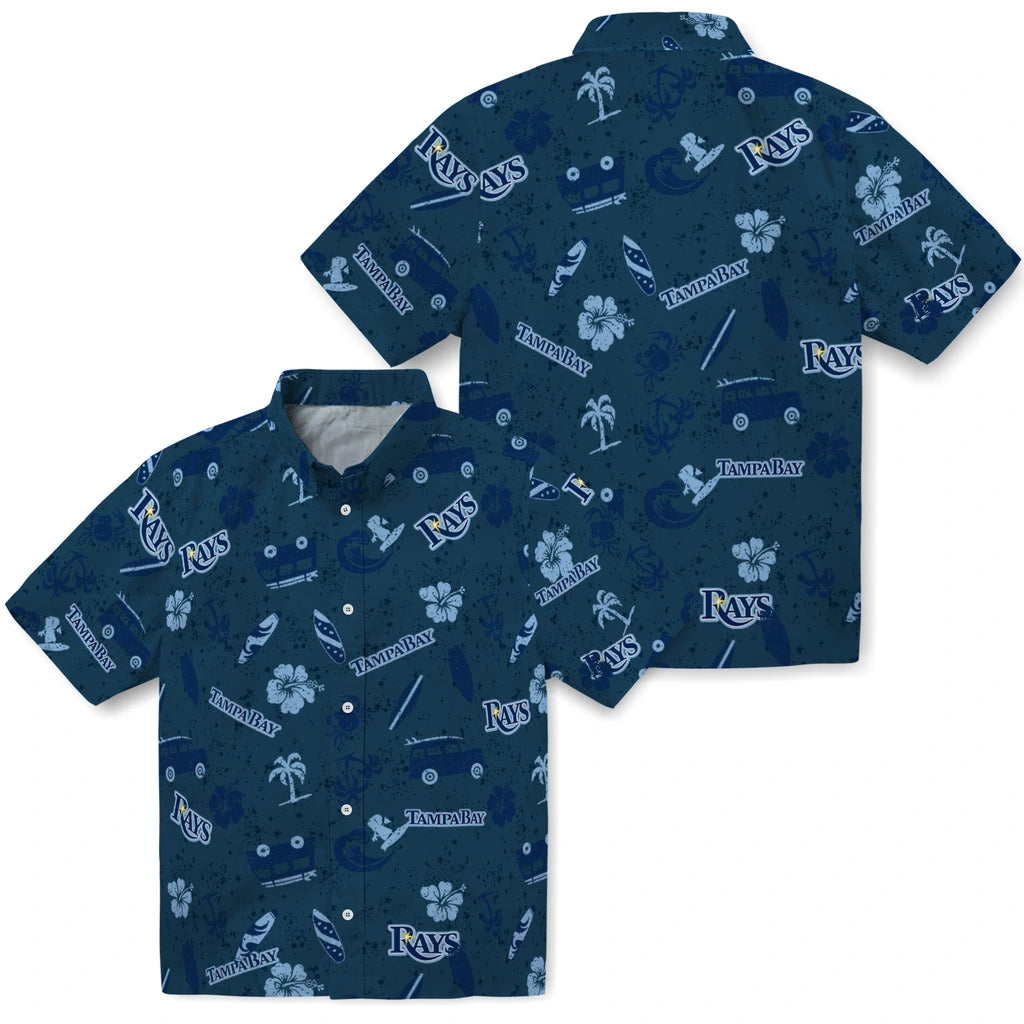 Tampa Bay Rays Hawaiian Shirt - Beach Vibe | Hula Hawaiian Shirts