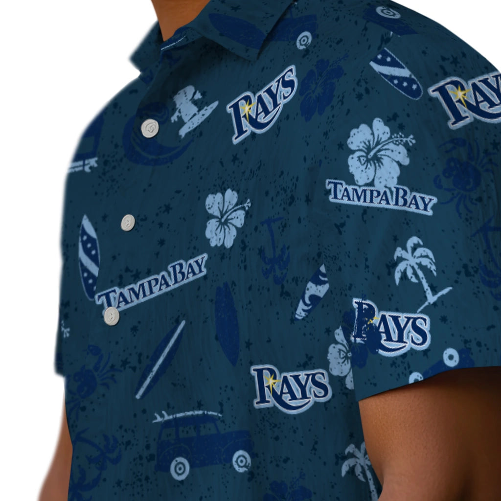 Tampa Bay Rays Hawaiian Shirt - Beach Vibe | Hula Hawaiian Shirts