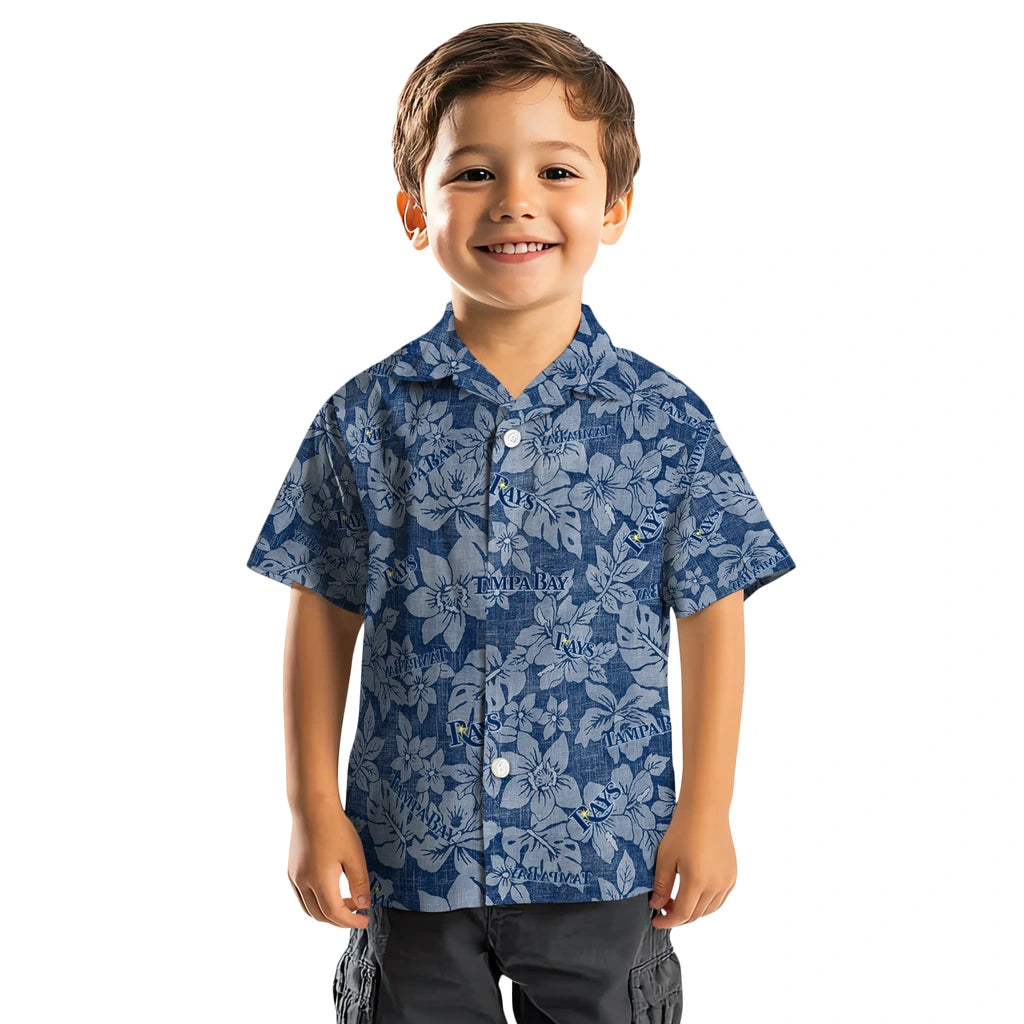 Tampa Bay Rays Hawaiian Shirt - Hibiscus Oasis | Hula Hawaiian Shirts