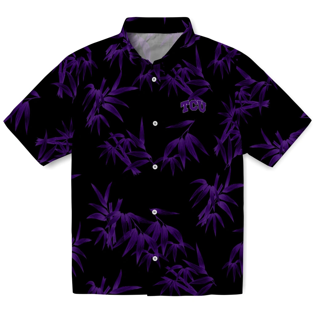 TCU Horned Frogs Hawaiian Shirt - Bamboo Branches | Hula Hawaiian Shirts
