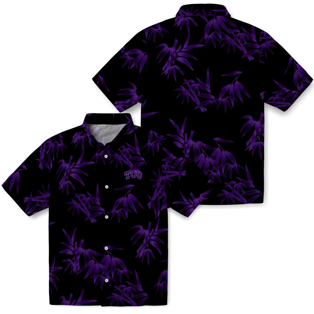 TCU Horned Frogs Hawaiian Shirt - Bamboo Branches | Hula Hawaiian Shirts