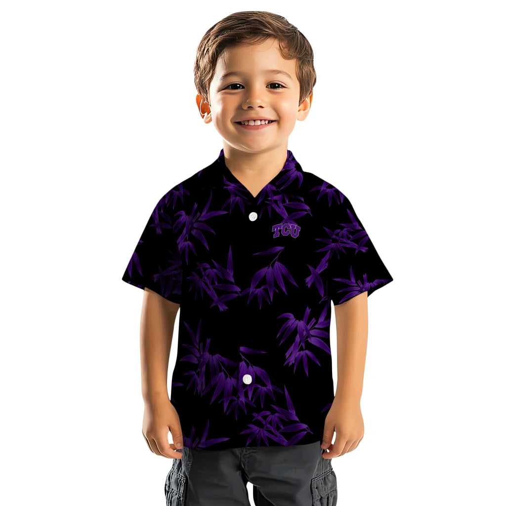 TCU Horned Frogs Hawaiian Shirt - Bamboo Branches | Hula Hawaiian Shirts