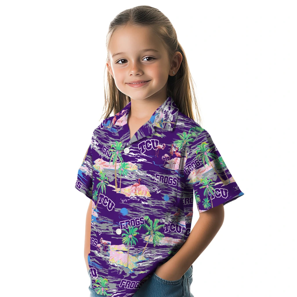 TCU Horned Frogs Hawaiian Shirt - Hawaii Island | Hula Hawaiian Shirts