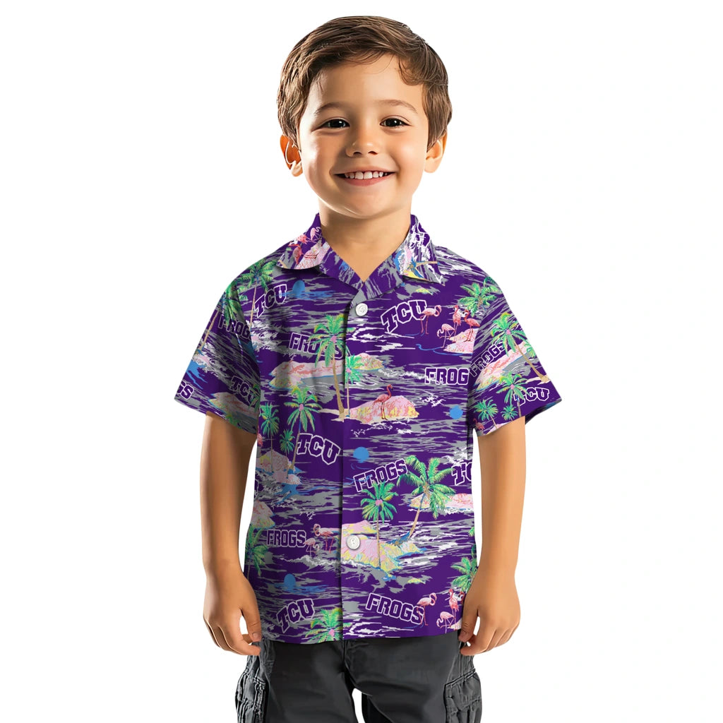 TCU Horned Frogs Hawaiian Shirt - Hawaii Island | Hula Hawaiian Shirts