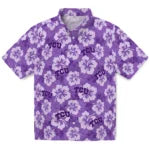 TCU Horned Frogs Hawaiian Shirt - Hibiscus Cluster | Hula Hawaiian Shirts